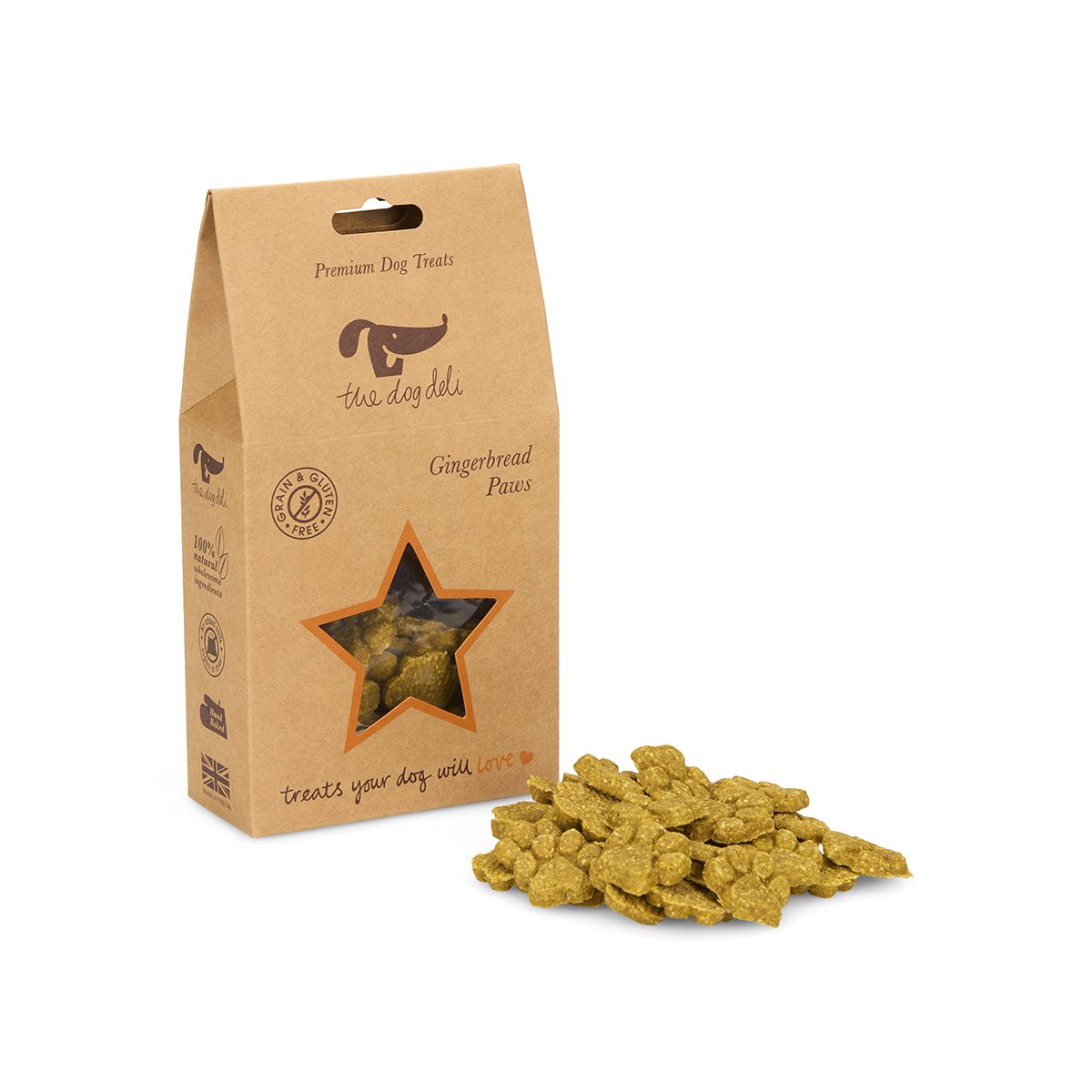 Dog Deli Gingerbread Paws